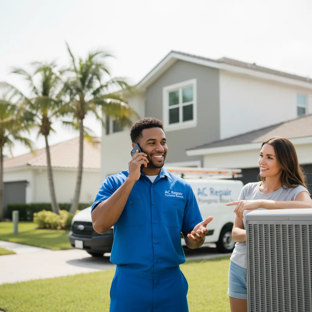 AC Repair Pompano Beach customer support in Hillsboro